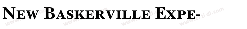 New Baskerville Expe字体转换